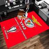 1pc Sport Lisboa e Benfica Print Area Rug - Soft,Washable Non-Slip Indoor Mat for Office Chairs,Living Room,Home Office Decorative Rug