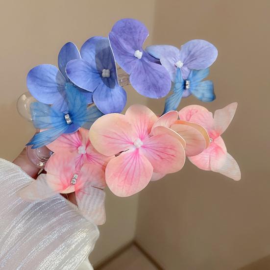 Butterfly Hair Clip Flower And Butterfly Hair Barrette Hawaiian Floral