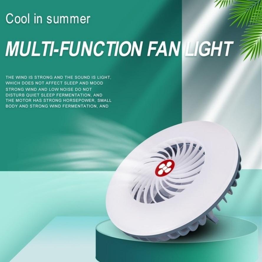 Camping Lantern Outdoor Lighting Tool with Fan Battery Operated Fishing Hanging Waterproof ABS Emergency Tent Multifunctional