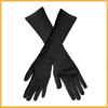 Elbow Length Sleeve Evening Gloves For Women Stretchy Soft Red Vintage Themed Event Accessories
