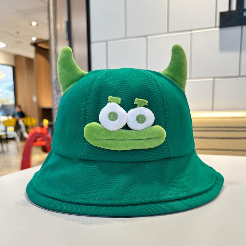 Fashionable Style Cartoon Fisherman Cap For Women Funny Big Mouth Design