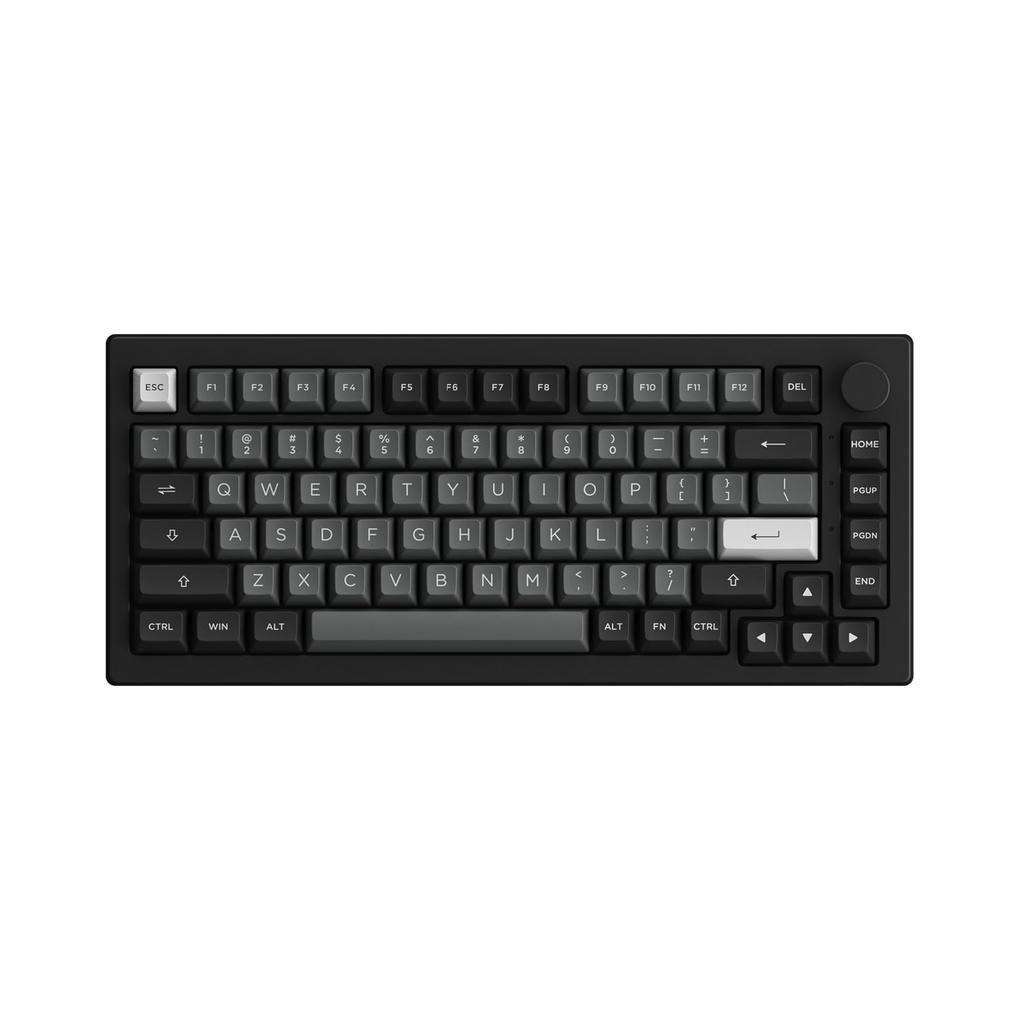 Akko 5075B Plus Black Silver English USB Bluetooth Wireless V3 Cream Blue Pro Magnetic Switch Tenkeyless Mechanical Keyboard with Gasket 3000mAh RGB