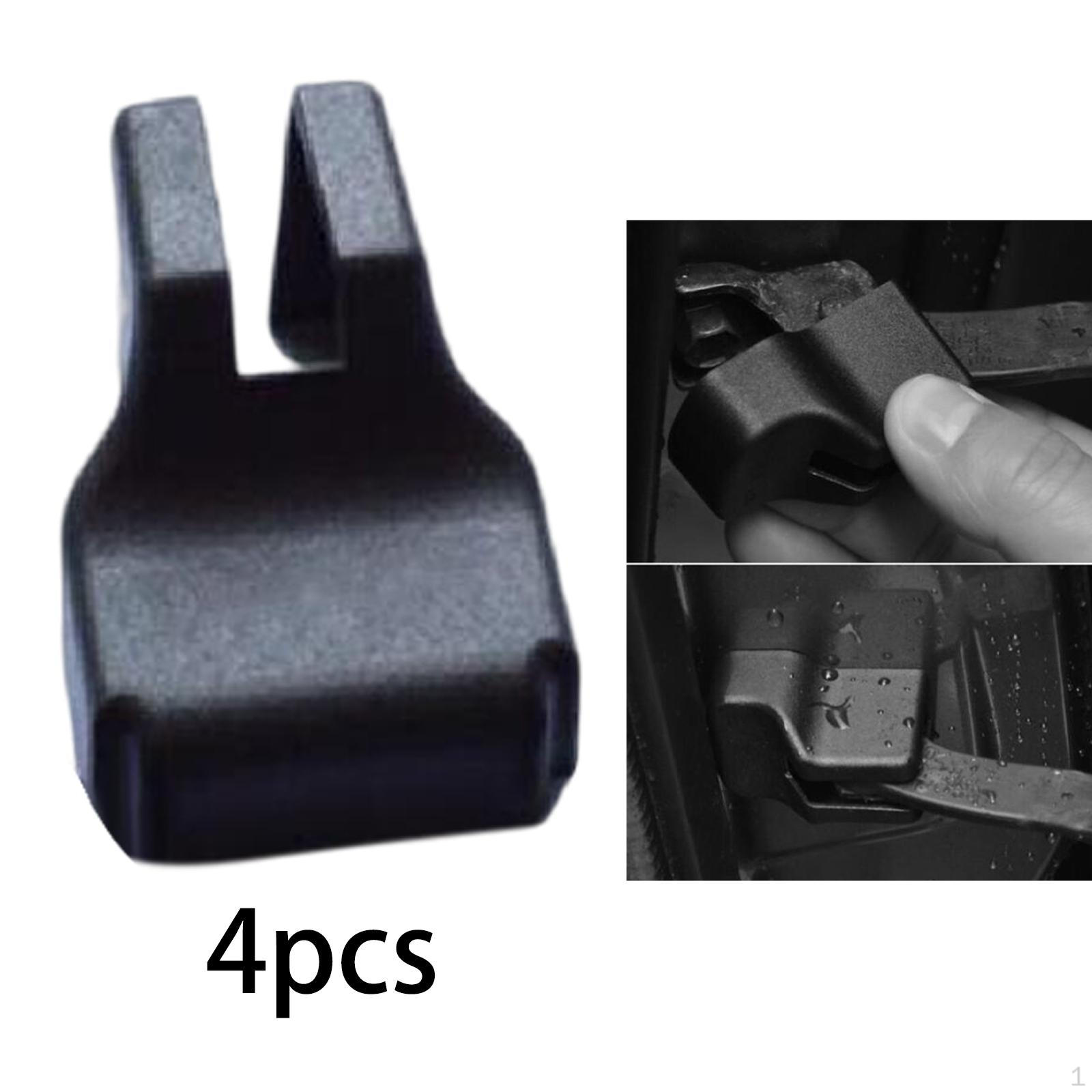 

4Pcs Car Door Lock Arm Hinge Protector Trim Decor Stopper Buckle Stop Cap Hinges Cover for