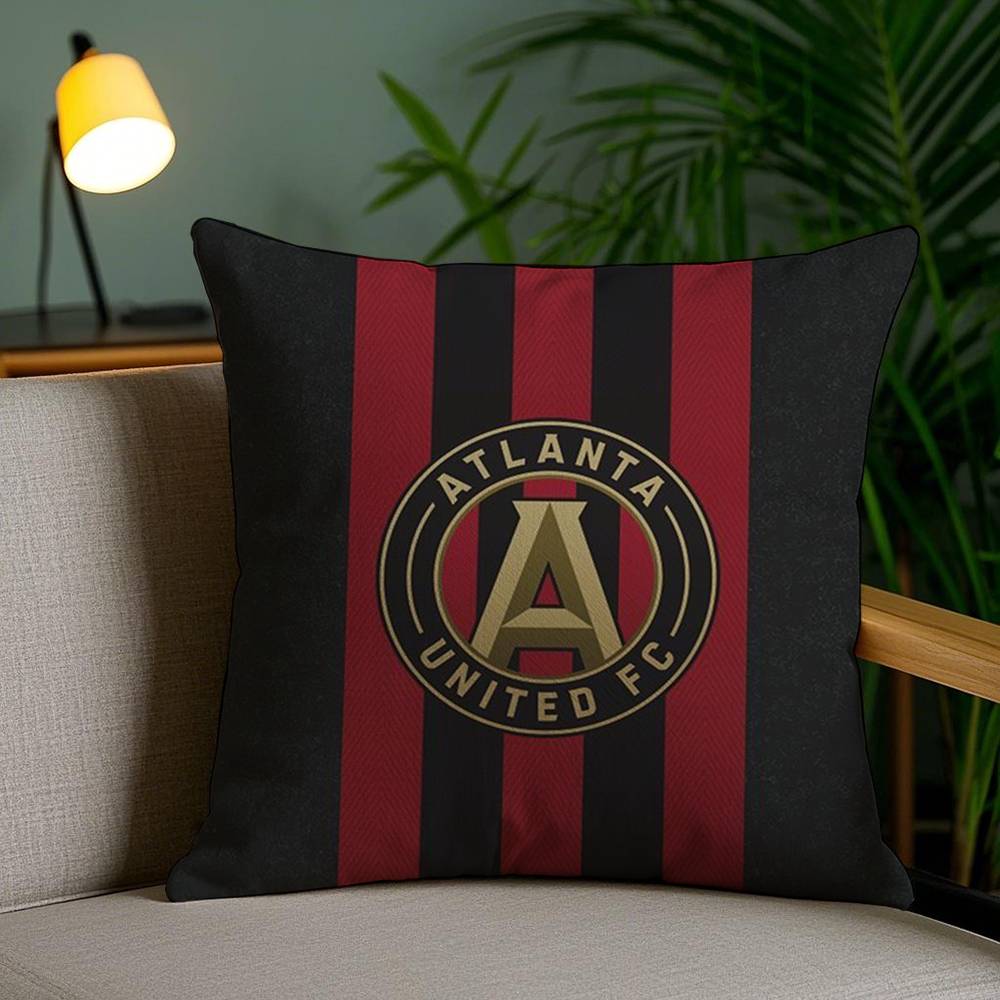 American Cities Atlanta Pillow Case Sofa Short Plush Double-sided HD Printing Room Home Office Gift Cushion Cover