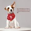 Weihnachten Haustier Speichelhandtuch Kleintier Bandana Schal Lätzchen Party Deko Accessoire Geschenk Weihnachtsmann Rot 1