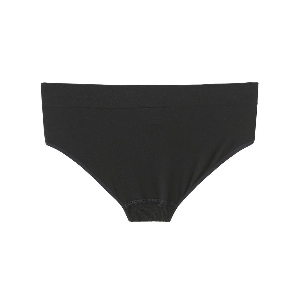 adidas Originals Full Coverage Elastic Comfortable Autumn Thin Antibacterial Triangle Underwear 2-Pack Women Underwear Black 4A4P67-908