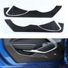 2x Car Door Anti Kick Trim Decor Sticker For Chevrolet Camaro 2017+ Carbon Fiber