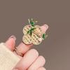 Gaosheng Caligrafia Bambu Broche High-End Feminilidade Corsage Cheongsam Pin Acessórios Criativos Presente