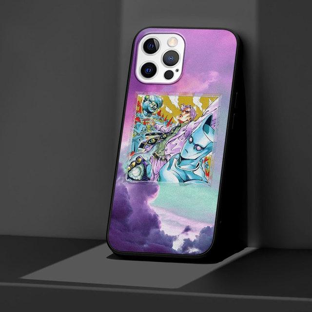 J -Jojos Anime Black Case For Apple Iphone 11 13 12 Mini 14 Pro Max Xr 7 8 +Se 2020 Xs 6 6s Plus 5 5s Silicone Phone Cover