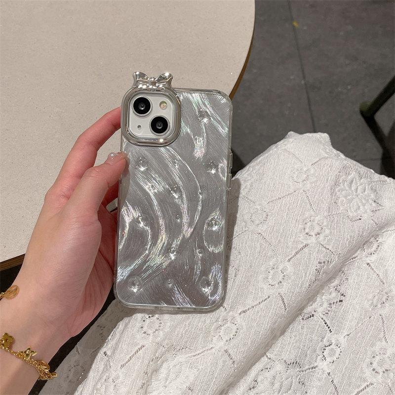 

Роскошный чехол с бантом Aurora Diamond Pentagram для iPhone 15 Pro Max 14 Plus 13 12 Pro 11, универсальный защитный чехол от падения iPhone 15 Pro Max