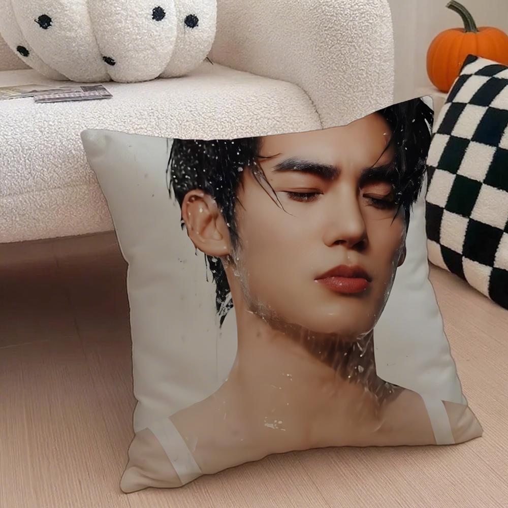 

Fashion FAN Gifts Modern Elegant YYu Shi Yosh Cushion Cover Linen Pillow Case Soft Breathable Protective Couch Room Decoration 30x30cm