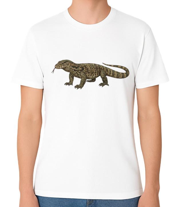 Monitor Lizard T-Shirt Reptile Wildlife Animal Graphic Unisex Tee 3XL