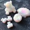 6Pcs/Set Aurora Mermaid Nail Art Powder High-Gloss Polarized White Pearl Chrome Pigment Chameleon Manicure Rubbing Mica