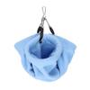 Hamster Bed Hanging Tunnel Hammock Warm Sleeping House for Rat Hamster Small AnimnalsBlue