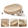 Wear-resistant Cat Paw Board Basin Oval Cat Claw Board Cat Scratching Bed  Sofa Protector
