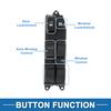 Power Window Switch No.84040AC030 Front Left Driver Side Window Control Switch for Toyota Avalon 2005-2009 Black