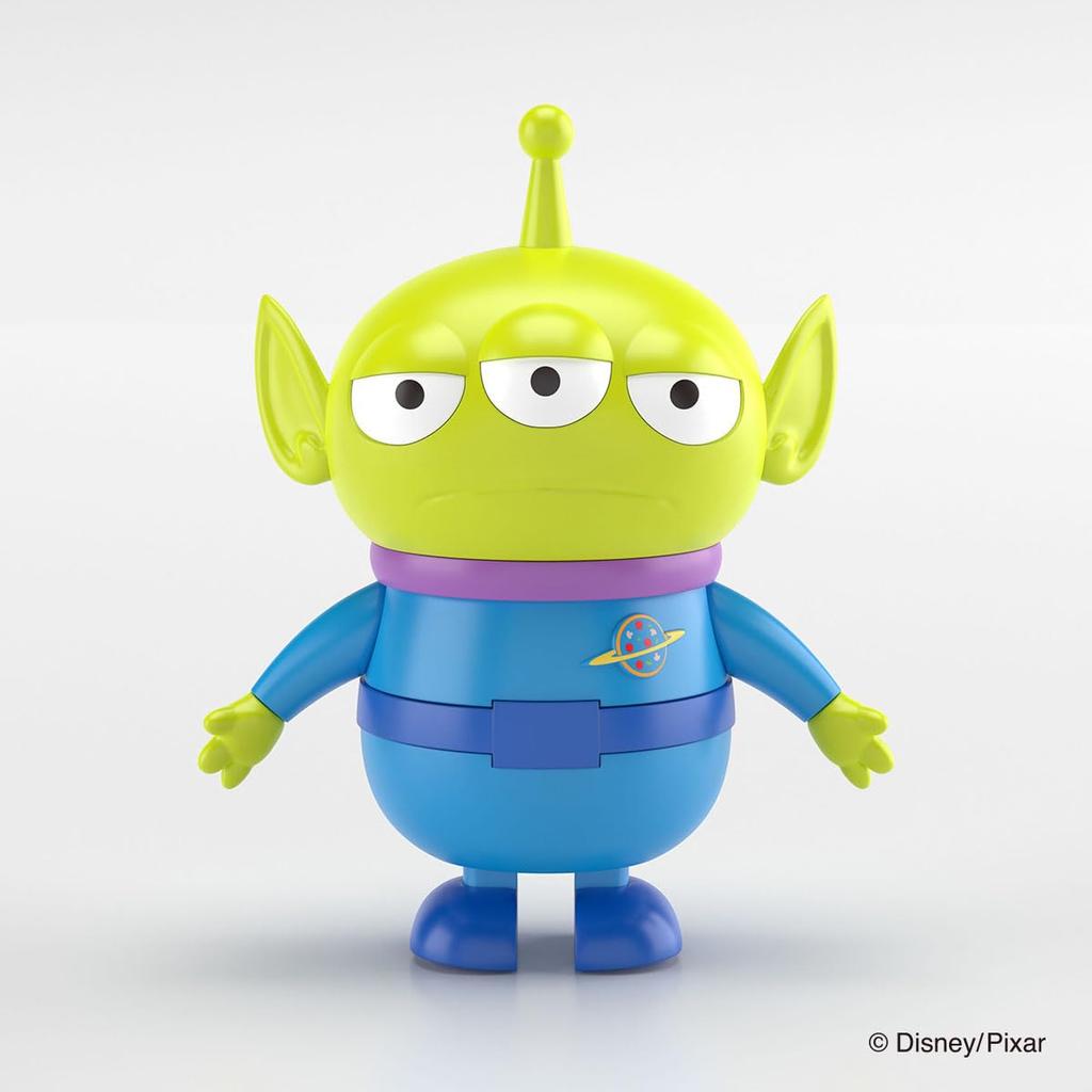 Aoshima Bunka Kyozai Rakupla Tocotoko No. DP-06 Toy Story Alien Open Car Pre-Colored Plastic Model