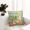 Easter Bunny Pillow Cover Pastoral Style Funny Pillow Case For Sofa Car Home Decor Cushion Cover Soft Design Pillowcases Gift