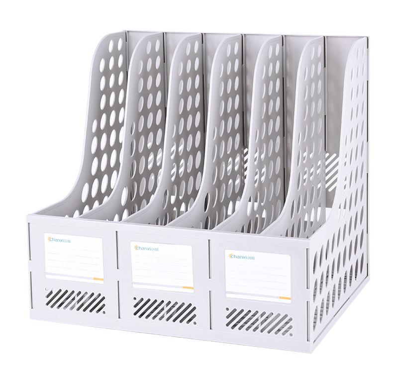 Desktop File Organizer Set: Thickened Rack & Storage Box for Office Supplies