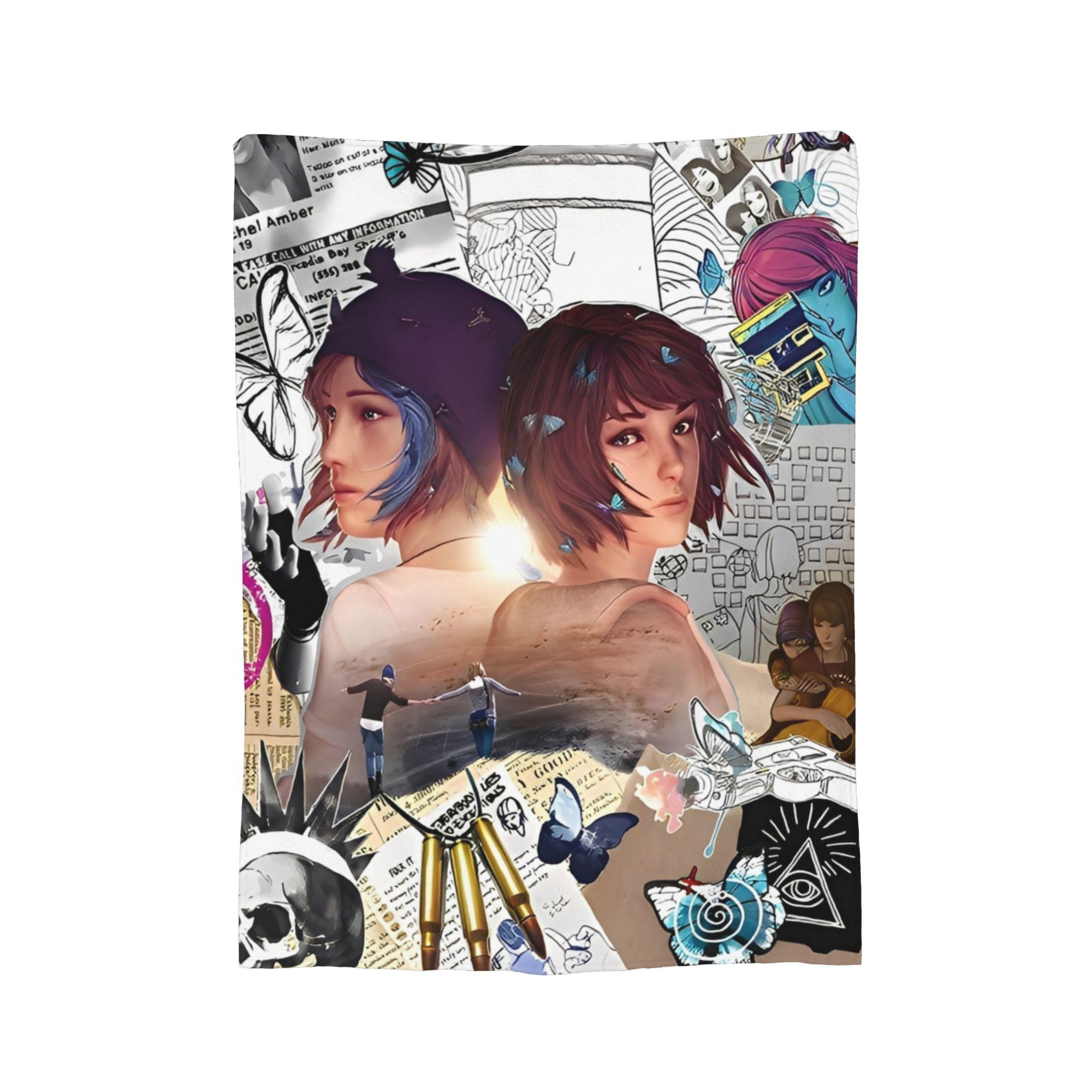 

Life is Strange Blanket Cover Flannel Game Super Soft Throw Blanket for Car Sofa Couch Bed Rug 75x90cm