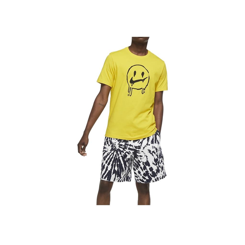 Nike Peace, Love, Basketball Short Sleeve T-Shirt Men Tops Yellow CV2111-735