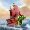 Ocean Pirate Ship Plastic 3D Model Building Blocks for Adults Boys Micro Mini Bricks Toys Kits Assemble Sailboat Wars
