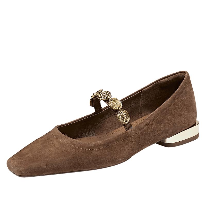 Staccato EWV03AQ6 Women s Square Toe Mary Jane Flats EU 37