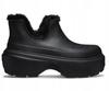 Crocs Stomp Lined Shorty Boot 210673 |M9 I Eu 42-43 I W11| Schwarz/Schwarz