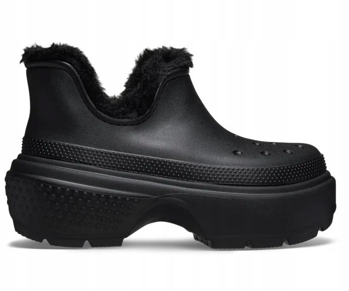 Crocs Stomp Lined Shorty Boot 210673 |M9 I Eu 42-43 I W11| Schwarz/Schwarz