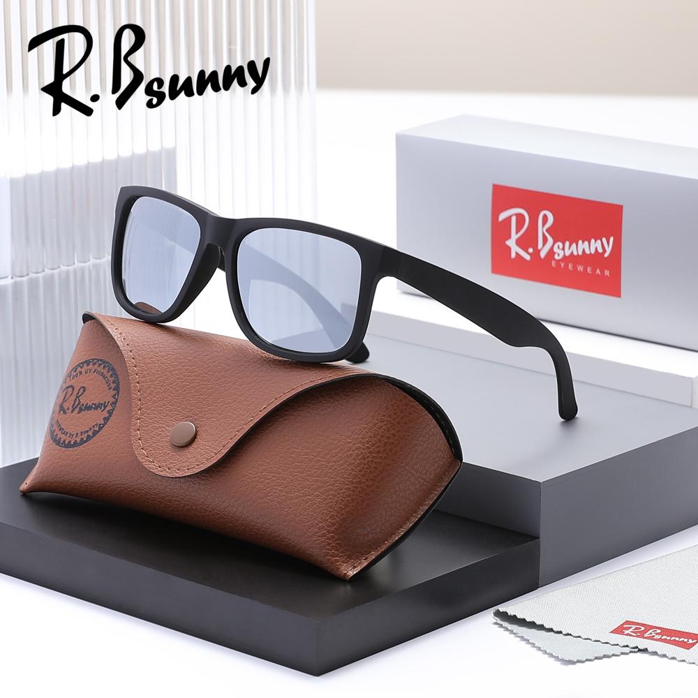 R.Bsunny Luxury Original Polarized Sunglasses Men Women UV400 Anti-Glare Driving Glasses Sports Trendy Classical Eyewear