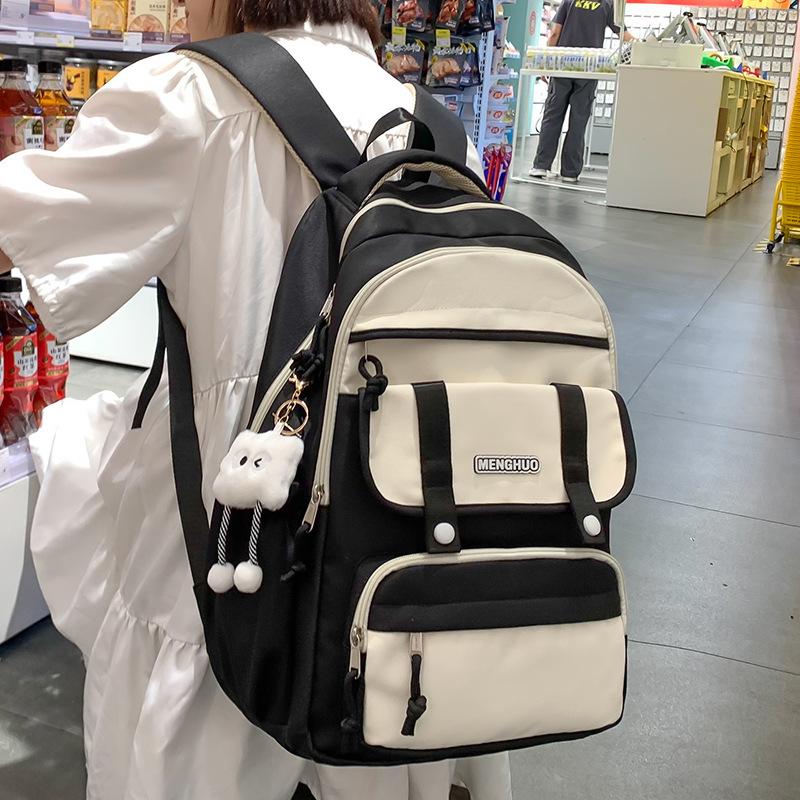 Children's Schoolbag Female Primary School Students Large Capacity Backpack Multi-layer Junior High School Students High School Students