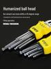 Chrome Vanadium Steel 9-Piece Hex Key & Torx Wrench Set
