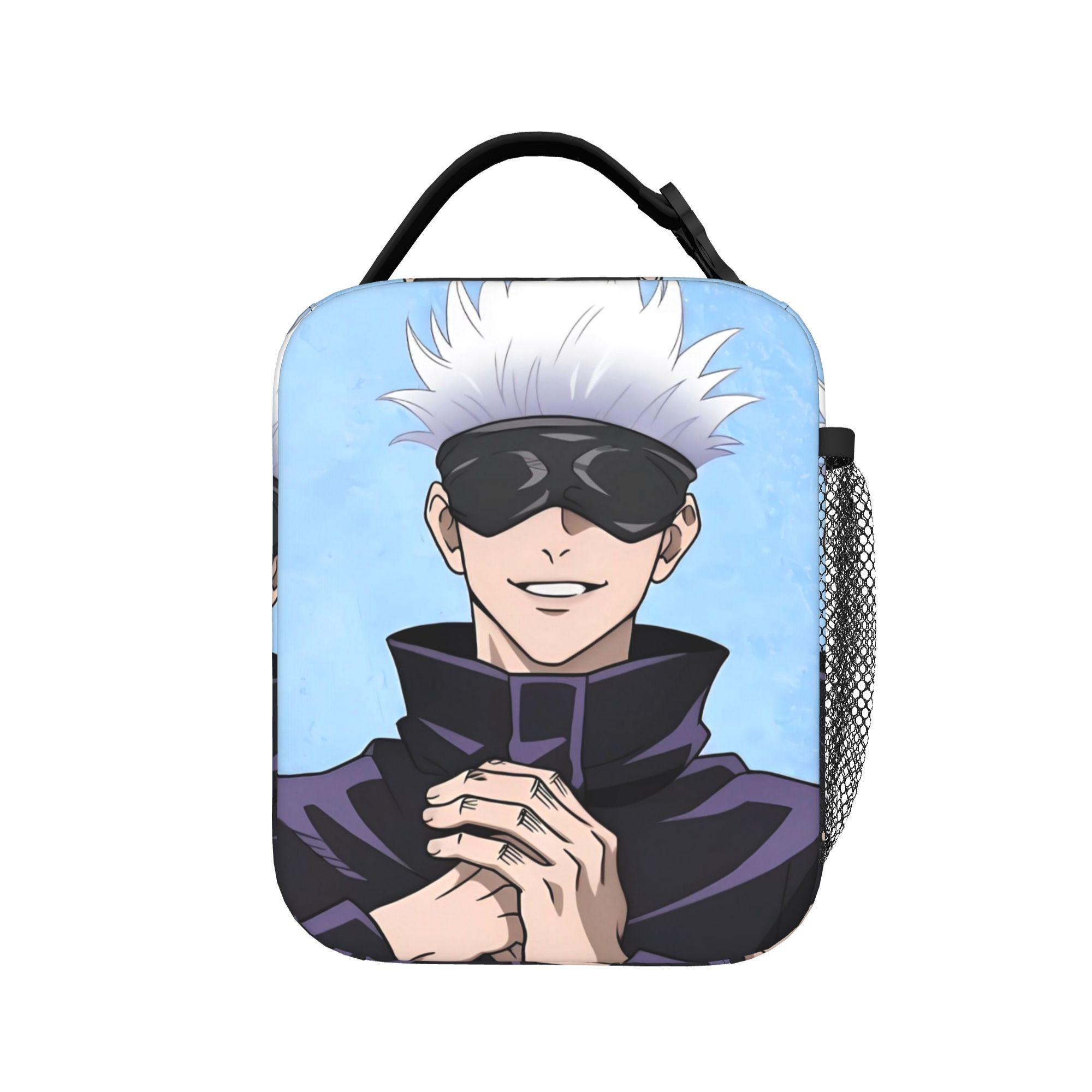 Anime Satoru Gojo Geïsoleerde Lunchtassen Thermische Tas Herbruikbaar, Maaltijdcontainer Jujutsus Kaisens Anime Grote Lunchbox Tote Meisje Jongen One Size