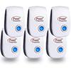 Ultrasonic Insect Rodent Repeller 6 Pack, Indoor Electronic Pest Control for Mosquitoes, Cockroaches, Mice, Spiders, Flies