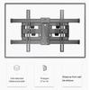 Sliding TV Wall Mount for 32-80" TVs Full Motion Articulating 6 Arms, Easy TV Centering, Max VESA 600x400mm, 1Max Load 176 lbs
