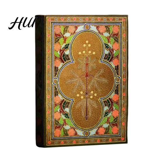 A5 Diary Notebook Whispering Blooms Vintage Creative Writing Journal Floral Design Cozy Cafe Pad Inspirational for Students Writers Style B