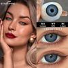 Eyeshare 1 Pair Blue Contact Lenses For Natural Brown Eyes Gray Contact Lenses Pupil Cosmetic Colored Lenses