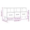VidaXL Meuble TV chêne fumé 102x36x50 cm bois d'ingénierie 829033