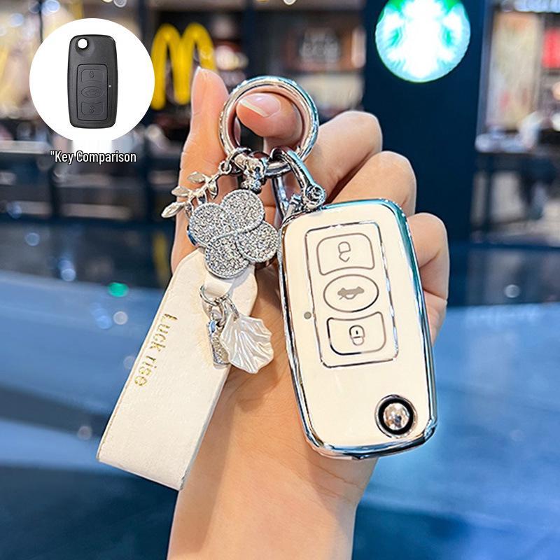 Key Case Cover for 2010-2013 Great Wall Tengyi C30 Folding Key