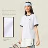 Li-Ning Fashionable Casual Versatile Breathable Comfortable Cultural Short Sleeve T-Shirt Women Tops White AHSW862-1
