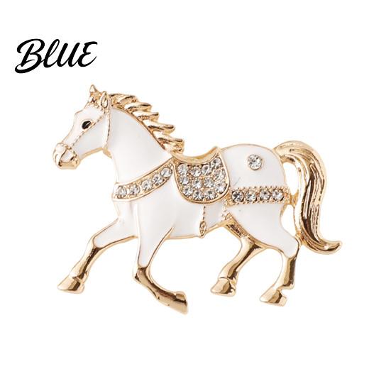 Equestrian Fashion Accessory 1/4Pcs Horse Brooch Alloy Enamel Pin