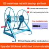 Hand-Crank Wall-Mounted Agricultural Hose Reel & High-Pressure Sprayer Pipe Coiler