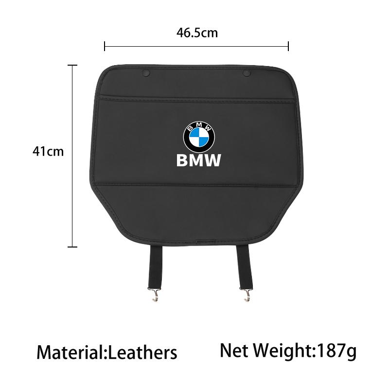 QSLE3 New 2025 Car Seat Back Anti Kick Protective Pad Cover Anti-Scratch Mat For BMW X1 X2 X3 X4 X5 X6 X7 G20 G30 6GT F10 E39 F30 E36
