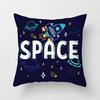 New Hand-painted Starry Sky Universe Printed Pillow Cover Home Sofa Pillow Car Cushion Back Cover