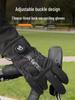 Gants de Moto coupe-vent à doigts complets pour Homme - Chauds pour l'Automne/Hiver, Idéaux pour le VTT et les Trottinettes Électriques