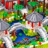 LULUFUN Microblock Suzhou Classical Backyard 3D Suzhou World Heritage Kids and Celebration New Birthday Christmas Gift Garden, Garden, Toy, Puzzle,