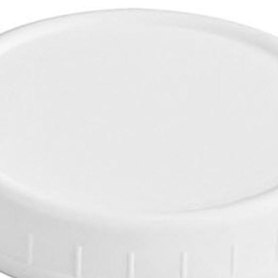 10Pcs 70/86MM Wide Mouth Mason Jar Lid Reusable Leak Proof White Canning Cover Dishwasher Safe Food Grade Jar Sealing Lid Top Cap