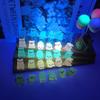 20pcs Luminous Mini Ornament Glowing Microlandscape Decoration Pink Piggy Doll Toy  Doll House Decor