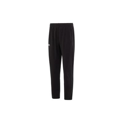 Logo Print Breathable Knitted Sports Pants Men Bottoms Black 23600703-001