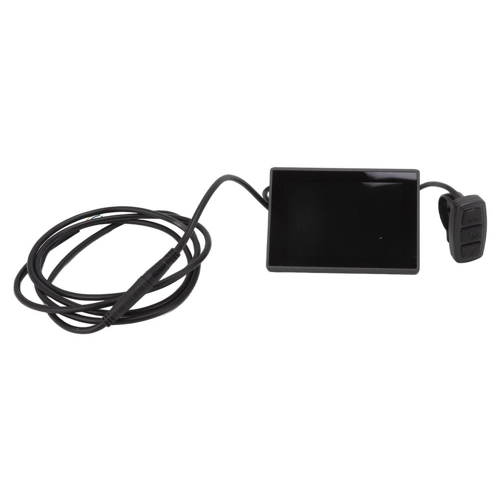 Electric Bike LCD Display Meter 5 Pin Waterproof Interface 1.5m Adapter Cable Color LCD Display Panel 24V 36V 48V